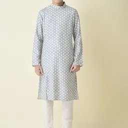 TABARD Boys Printed Pure Cotton Kurta with Pyjamas-picture-50