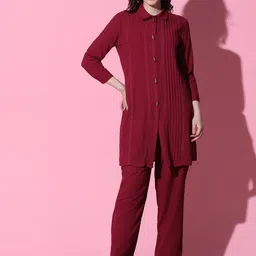 FUTURO Shirt Collar Self Design Shirt & Trouser-picture-18