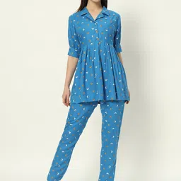 Bachuu Printed Top With Trousers Co-Ords-picture-15