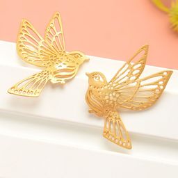 Zaveri Pearls Gold-Toned Quirky Shaped Studs-10