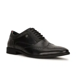 Bata Men Black Solid Formal Oxfords-picture-12