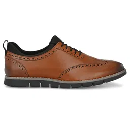 LEGWORK Men Leather Formal Oxfords-image-49