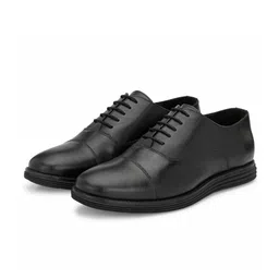 LEGWORK Men Leather Formal Oxfords-image-83