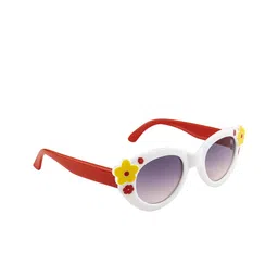 YK Unisex Kids Oval Sunglasses with UV Protected Lens YK-J8133-30