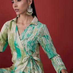 Anouk Abstract Printed Tunic With Trouser image 5