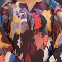 Varanga Abstract Printed Tunic With Trouser Co-Ords image 2