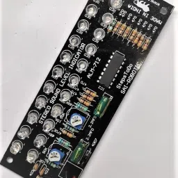 sai robotic KA2281 / TA7666 Stereo Audio Level Indicator Ready Module Sound Audio Spectrum Analyzer DC6V-12V 10 + 10 Segment ( 22 L.E.D. – 2 Blue,12 Green, 8 Red ) with Report Display Lights Electronic Hobby Kit image 4