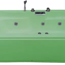 Elegant 6 Ft Bathtub with Jacuzzi Massage and Filler System - Green Free-standing Bathtub-image-48