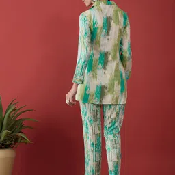 Anouk Abstract Printed Tunic With Trouser image 3