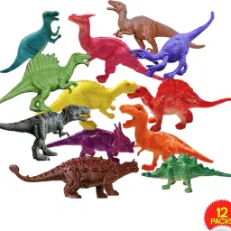 Dinosaur Toys for Kids - Colorful, High-Quality PVC Dinosaur Toy Set (2 Inches)-image-6