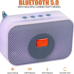 XVEP Wirelss Speaker with 16 Hours Playtime. High Bass Bluetooth Speaker 16 W Bluetooth Party Speaker image 3