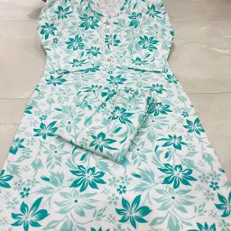 Women Khadi Cotton, Cotton Blend Kurti Palazzo Set-15