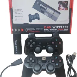 4K Ultra HDMI Game Stick With InBuilt Retro Games Dual Joystick Wireless Console Exclusive Edition image 3