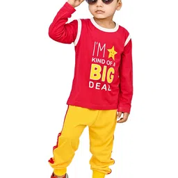 BAESD Boys Printed T-shirt With Trousers-image-77