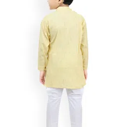 BAESD Boys Abstract Printed Regular Kurta With Pyjamas image 2