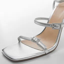MANGO Open Toe Stilettos image 4