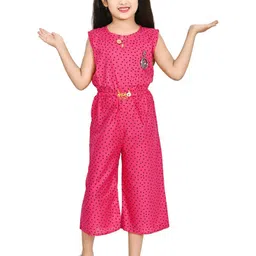 BAESD Girls Printed Sleeveless Basic Jumpsuit-image-54