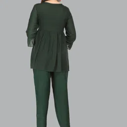 MARISY Embroidered Tunic With Trouser Co-Ords Set image 4