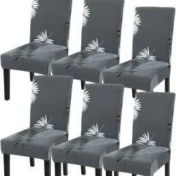 Polyester Floral 6 Seater Chair Cover-picture-27
