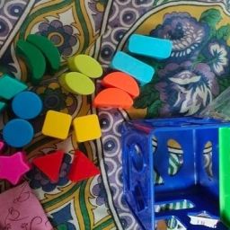 Shape Sorting Cube With 18 Shape And Different Color-CUBE BLUE-544--image-72