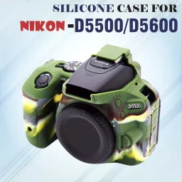 fotokina D5500/D5600 Camera Cover for providing a non-slip, durable shield protects against scratches, dust, and impacts.Camera Bag-44