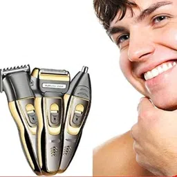 Geemy GM-595 Rechargeable 3 in 1 Personal Nose Trimmer, Shaver 3 W, 60 minutes use Trimmer 60 minRuntime 3 Length Settings image 5