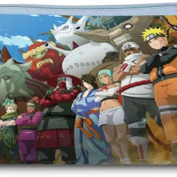 Naruto Design Art Artificial Leather Pencil Box-33