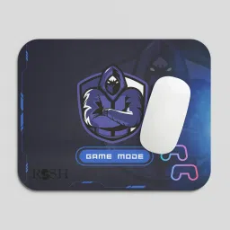 rssh creation Game Mode Blue Color, Anti - Slip Base, High Durability Mouse Pad Mousepad image 2