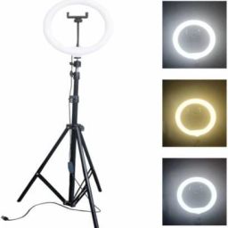 MOTOFLY Metal mobile tripod ring fill light stand for umbrella selfie video recording Tripod, Tripod Kit, Tripod Ball Head-image-51
