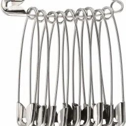 Stainless Steel Safety Pins Large Size (Pack of 40)-image-34