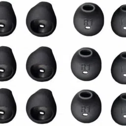 Newvent Silicone Soft Earbuds In The Ear Headphone Cushion (Pack of 12, Black) In The Ear Headphone Cushion-image-44