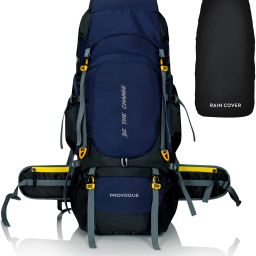 Kyte 75 Ltr Trekking Bag Hiking Backpack Travel Backpack with Raincover Rucksack - 75 L-image-31