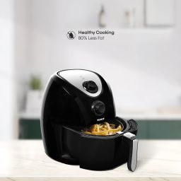 texet AF-611 with 7 Menus and Timer & Temperature Control, Nonstick 3.2L Dual-Rack Fry Basket with Stainless Steel Finish, 1400W, Auto Shut-off Air Fryer image 5