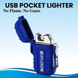 Explorer USB (Cigaratte Lighter)Windproof Flameless ARC Rechargeable LighterQ487 Explorer USB (Cigaratte Lighter)Windproof Flameless ARC Rechargeable LighterQ487 Pocket Lighter-picture-16