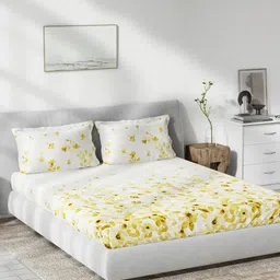 DDecor Unisex Yellow Bedsheets-31