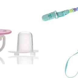 (COP-13) Baby soother with chain 1Pcs Baby Pacifier Clips Children For Baby Present Baby Clip Nipple Clips Newborn Dummy Holder For Teethers (pack of 1) Soother-15