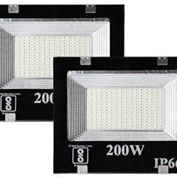 200 Watt Ultra Thin Slim Ip66 LED Flood Outdoor Light Cool White Waterproof (Pack of 2) Flood Light Outdoor Lamp-23