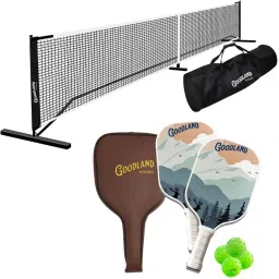 Premium Pickleball Play Set Fiber Galss With Net (BROOKLYN) Tennis Net-image-40
