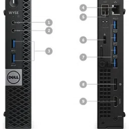 DELL Refurbished OPTIPLEX Wise 7040 Tiny Desktop - Windows 11, intel, Intel Core i5, 650 MB Graphics Card, 8 GB DDR-4, 256 GB SSD Mini PC-13