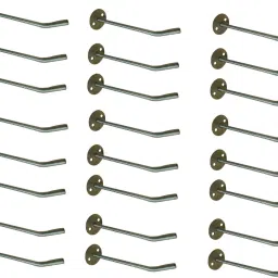 24 Pc 4" Stainless Steel Wall Display Hanger for Mobile Shop, Counter Hook 1-22