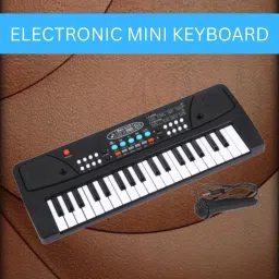 (Piano Keyboard) with Mic/37 Keys 8Rhythms, 8Tones, Portable Electronic ToyD3 (Piano Keyboard) with Mic/37 Keys 8Rhythms, 8Tones, Portable Electronic ToyD3 Analog Portable Keyboard-2