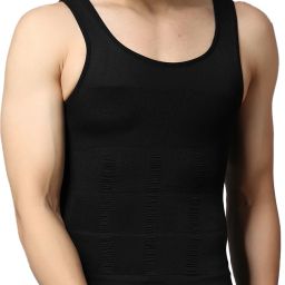 Premium Compression Tank Top Slimming Body Shaper Vest Tummy Control Undershirt Men Shapewear-image-19