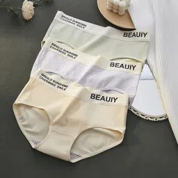 Pack of 3 Women Hipster Multicolor Panty-image-63