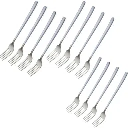Stainless Steel Dinner Forks Table Forks Set Long Handle Forks for Buffet Forks Stainless Steel Serving Fork Set-17