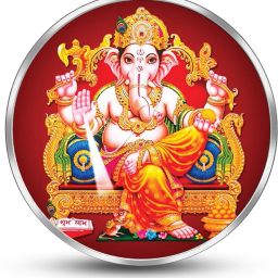 BIS Hallmarked Ganapathi Ji Yantra (GPY-10G39) S 999 10 g Silver Coin-image-12