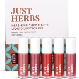 Enriched Liquid Lipstick Kit Set Of 5 Deeps & Reds-19