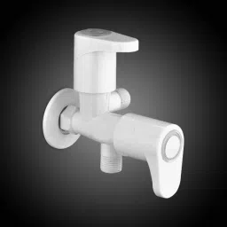 Alive Angle Cock 2 Way Tap PTMT Faucet with Flange Hot And Cold Water Tap Twin Elbow Valve Faucet-17