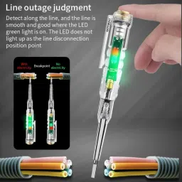 goodsbazaar LED Light Screwdriver Tester Pen Analog Voltage Tester image 5