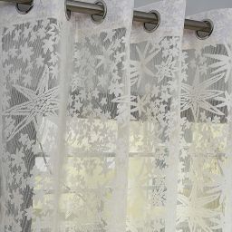 213 cm (7 ft) Net Semi Transparent Door Curtain (Pack Of 2)-image-95