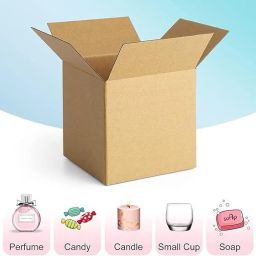 Corrugated Craft Paper 3Ply corrugated Packaging, Moving, Shipping, Packing,box size :-5x4.5x3.5inch Packaging Box-image-45